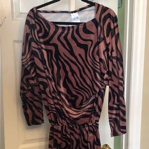 Cedar Animal Print Dress Size XL BNWT